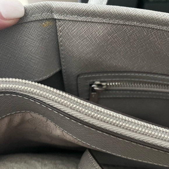 Michael Kors Jet Set Tote purse-Saffiano leather-Light grey - Picture 12 of 16